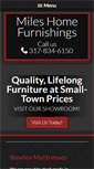 Mobile Screenshot of mileshomefurnishings.com